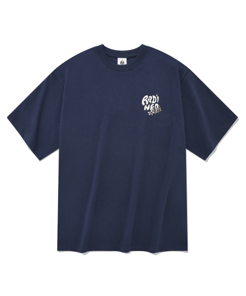 RADINEO(ラディネオ)の「フラワリー半袖Tシャツネイビー(Tシャツ/カットソー・メンズ・その他・SMALL/MEDIUM/LARGE/X-LARGE)」の2枚目の写真