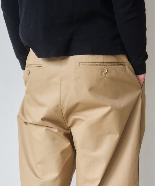 NewAnce(ニュアンス)の「【NewAnce】Wide Two-Tuck Pants / ワイドツータックパンツ スラックス -オリジナルツイルシリーズ- ≪セットアップ対応可≫(スラックス・メンズ・ベージュ/ブラック・S/M/L)」の19枚目の写真