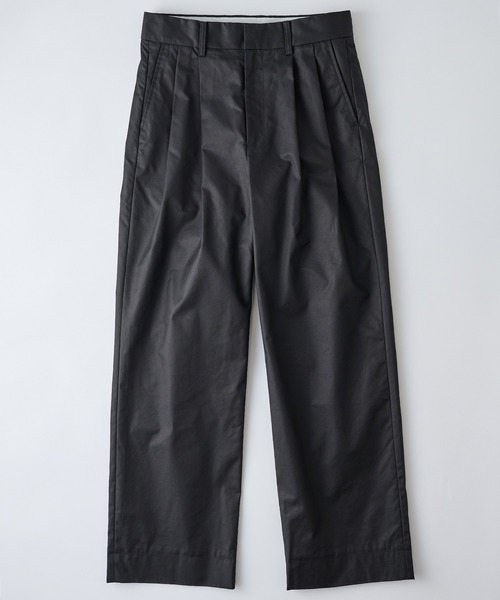 NewAnce(ニュアンス)の「【NewAnce】Wide Two-Tuck Pants / ワイドツータックパンツ スラックス -オリジナルツイルシリーズ- ≪セットアップ対応可≫(スラックス・メンズ・ベージュ/ブラック・S/M/L)」の13枚目の写真