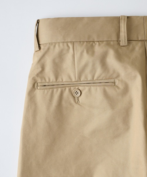 NewAnce(ニュアンス)の「【NewAnce】Wide Two-Tuck Pants / ワイドツータックパンツ スラックス -オリジナルツイルシリーズ- ≪セットアップ対応可≫(スラックス・メンズ・ベージュ/ブラック・S/M/L)」の11枚目の写真