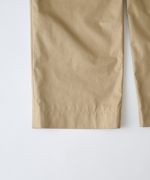 NewAnce(ニュアンス)の「【NewAnce】Wide Two-Tuck Pants / ワイドツータックパンツ スラックス -オリジナルツイルシリーズ- ≪セットアップ対応可≫(スラックス・メンズ・ベージュ/ブラック・S/M/L)」の10枚目の写真