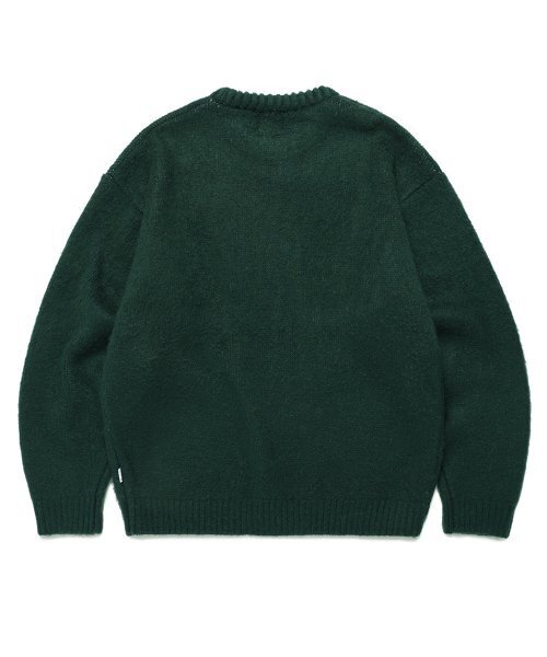 Cavish(カビシ)の「BRUSHED SELLER LOGO KNIT CREWNECK GREEN(CV2DFUK600A)(ニット/セーター・レディース・グリーン・SMALL/MEDIUM/LARGE)」の6枚目の写真