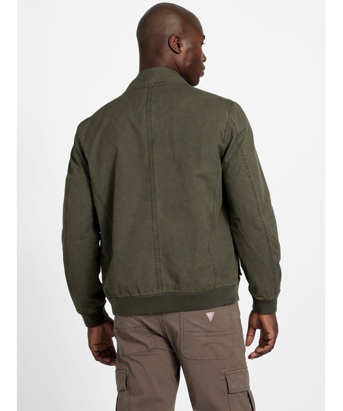 Guess（ゲス）の「OUTDOORS Vintage Jacket ジャケット ブルゾン（ブルゾン・メンズ・カーキ・SMALL/X-LARGE/LARGE/MEDIUM）」の2枚目の写真