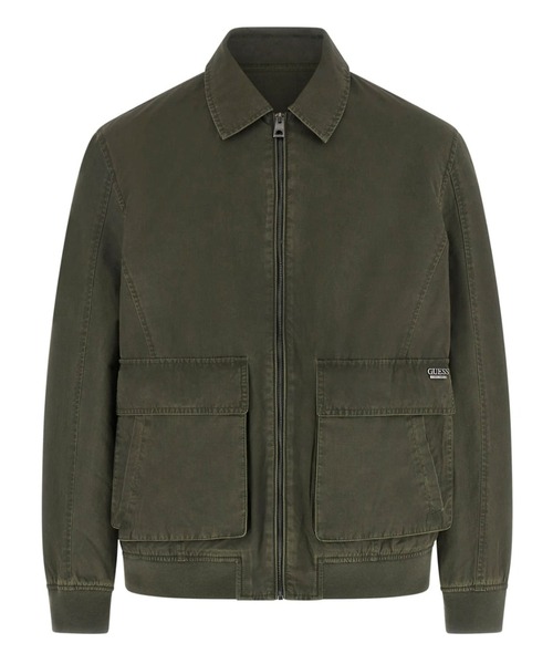Guess（ゲス）の「OUTDOORS Vintage Jacket ジャケット ブルゾン（ブルゾン・メンズ・カーキ・SMALL/X-LARGE/LARGE/MEDIUM）」の9枚目の写真
