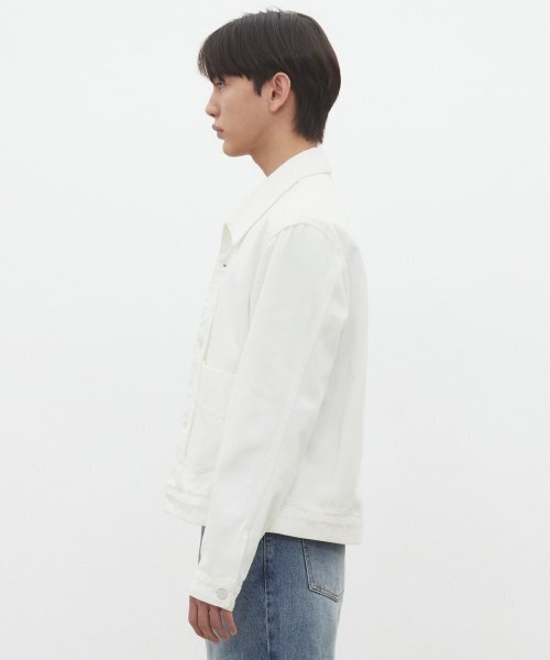 DECET(デケト)の「Dawn Denim Jacket DCJK001Ivory(デニムジャケット・レディース・その他・MEDIUM/LARGE/X-LARGE)」の4枚目の写真