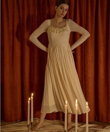 ERADIE（エラディエ）の「Heart Neck Lace One Piece  ハートネックストレッチレースワンピース（ワンピース）」