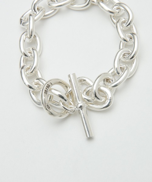 20/80(テゥエンティーエイティー)の「【20/80】トゥエンティーエイティー/ STERLING SILVER AZUKI CHAIN BRACELET 11.5mm WIDTH(ブレスレット・メンズ・シルバー・1/2)」の4枚目の写真