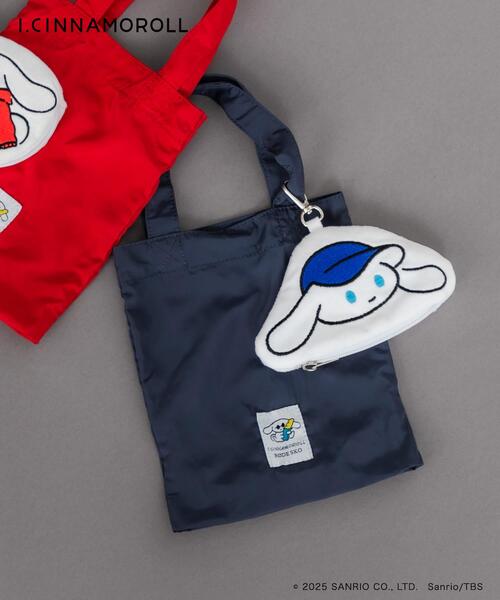 RODE SKO（ロデスコ）の「アイシナモロール パッカブルエコバッグ（エコバッグ/サブバッグ・レディース・ブルー/レッド・ONE）」の2枚目の写真