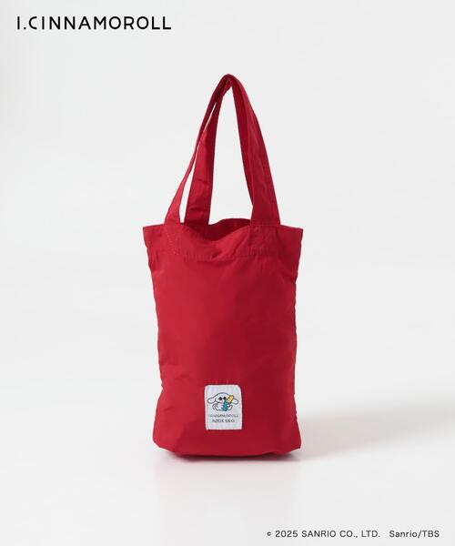 RODE SKO（ロデスコ）の「アイシナモロール パッカブルエコバッグ（エコバッグ/サブバッグ・レディース・ブルー/レッド・ONE）」の8枚目の写真