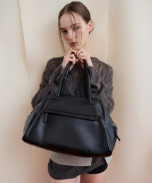 CHRISTINE PROJECT（クリスティンプロジェクト）の「TWO ZIPPER BAG ORIGINAL(BLACK PEPPER)（ショルダーバッグ）」