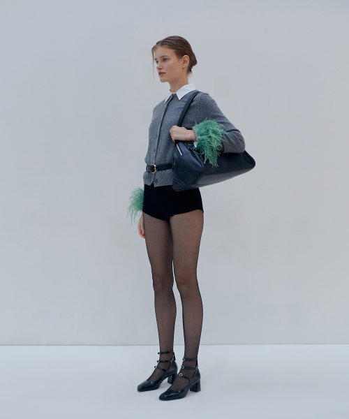 CHRISTINE PROJECT(クリスティンプロジェクト)の「TWO ZIPPER BAG ORIGINAL(BLACK PEPPER)(ショルダーバッグ・レディース・その他・FREE)」の3枚目の写真