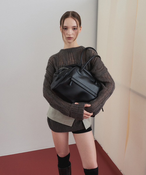 CHRISTINE PROJECT(クリスティンプロジェクト)の「TWO ZIPPER BAG ORIGINAL(BLACK PEPPER)(ショルダーバッグ・レディース・その他・FREE)」の9枚目の写真