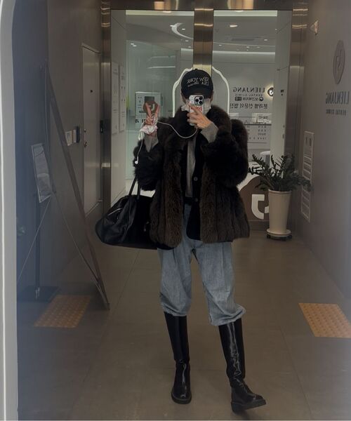 CHRISTINE PROJECT(クリスティンプロジェクト)の「TWO ZIPPER BAG ORIGINAL(BLACK PEPPER)(ショルダーバッグ・レディース・その他・FREE)」の13枚目の写真