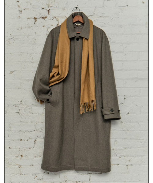 HAZZYS（ ヘジス）の「[HIS] ウールカシミヤ混合バルマカンコート グレー（チェスターコート・メンズ・その他・SMALL/MEDIUM/LARGE）」の2枚目の写真