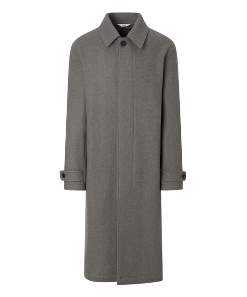 HAZZYS（ ヘジス）の「[HIS] ウールカシミヤ混合バルマカンコート グレー（チェスターコート・メンズ・その他・SMALL/MEDIUM/LARGE）」の3枚目の写真