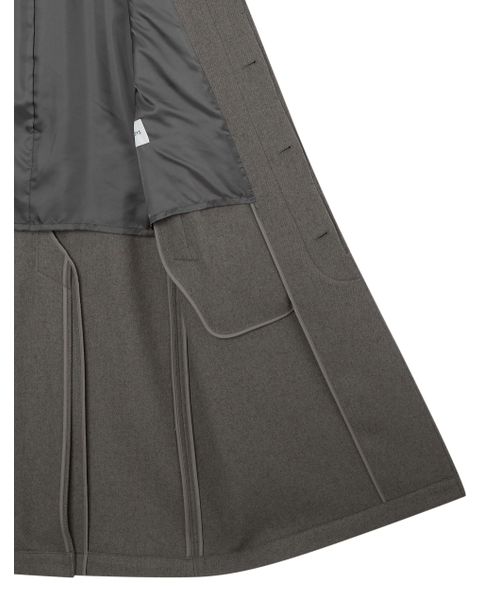 HAZZYS（ ヘジス）の「[HIS] ウールカシミヤ混合バルマカンコート グレー（チェスターコート・メンズ・その他・SMALL/MEDIUM/LARGE）」の9枚目の写真