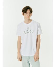 セミオーバーフィットロゴ半袖Tシャツホワイト