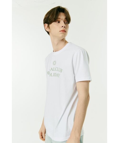 ROYAL CLUB HOLIDAY（ロイヤルクラブホリデー）の「セミオーバーフィットロゴ半袖Tシャツホワイト（Tシャツ/カットソー・メンズ・ホワイト・MEDIUM/LARGE）」の13枚目の写真