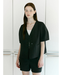 OTHEMENT BY VOCAVACA（ヴォカヴァカ）の「V-Neck Linen Jacket VC2533JK402M（その他アウター）」