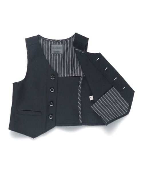 BRANSHES（ブランシェス）の「【フォーマル】ベスト（スーツベスト・キッズ・ネイビー/チャコールグレー・110/120/130）」の9枚目の写真