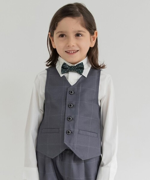 BRANSHES（ブランシェス）の「【フォーマル】ベスト（スーツベスト・キッズ・ネイビー/チャコールグレー・110/120/130）」の14枚目の写真