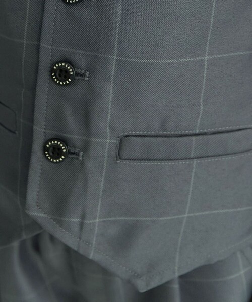 BRANSHES（ブランシェス）の「【フォーマル】ベスト（スーツベスト・キッズ・ネイビー/チャコールグレー・110/120/130）」の18枚目の写真