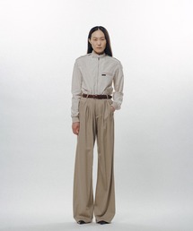 KEISUKEYOSHIDA（ケイスケヨシダ）の「Forward-Gathered Tuck Trousers（スラックス）」