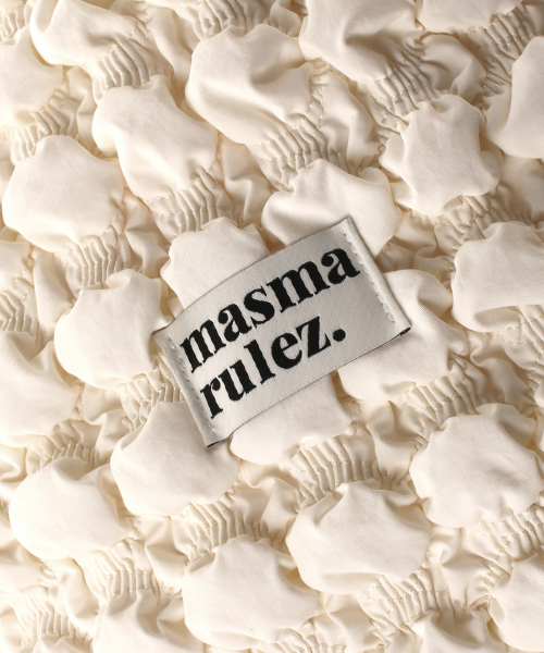 MASMARULEZ（マスマルールズ）の「[INT] Quilting gym sack string bag _ Ivory（バックパック/リュック・レディース・その他・FREE）」の5枚目の写真