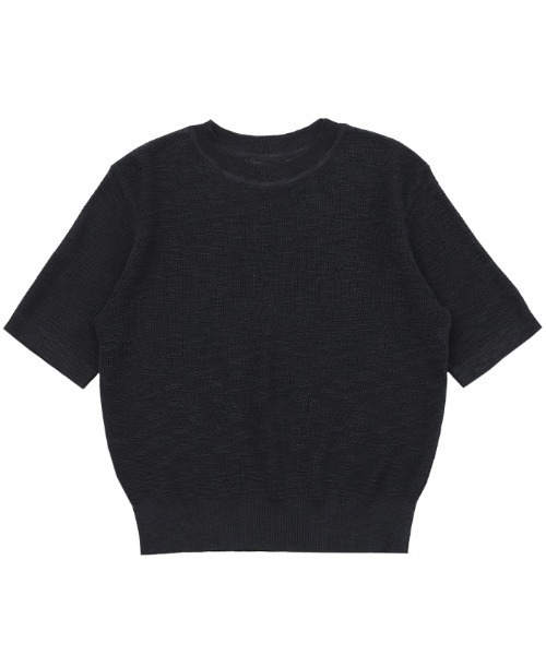 select MOCA（セレクトモカ）の「リブ編みシアークルーネックニット（ニット/セーター・レディース・ベージュ/ブラウン/ブラック/グレー・FREE）」の11枚目の写真