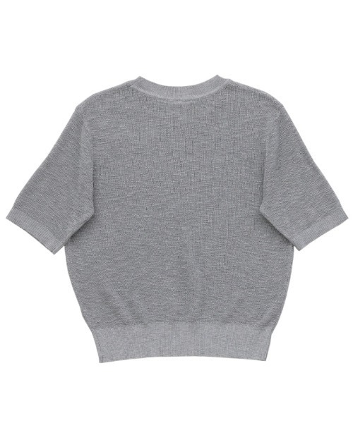 select MOCA（セレクトモカ）の「リブ編みシアークルーネックニット（ニット/セーター・レディース・ベージュ/ブラウン/ブラック/グレー・FREE）」の14枚目の写真