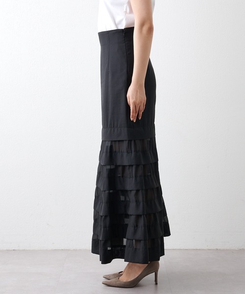 オーガンジーマーメイドスカート Whim Gazette（ウィムガゼット）の「オーガンジーマーメイドスカート4