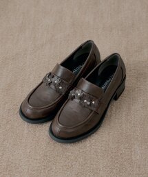 Chico | 【SALON by Chico】フラワーデザインヒールローファー(その他シューズ)