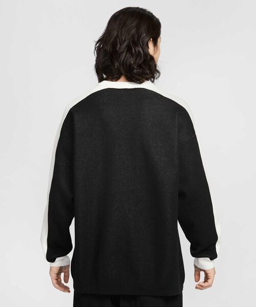 NIKE（ナイキ）の「ナイキ スポーツウェア クラブ メンズ ジャージー セーター / Nike Sportswear Club Men's Jersey Sweater II1197-010 Black（ニット/セーター・メンズ・ブラック・XL/S/M/L/2XL）」の2枚目の写真
