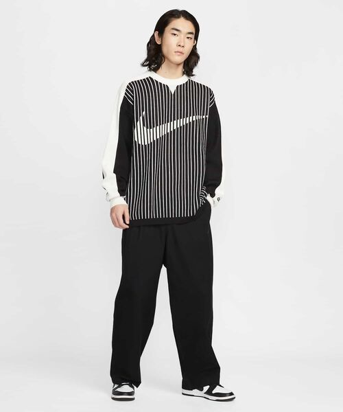 NIKE（ナイキ）の「ナイキ スポーツウェア クラブ メンズ ジャージー セーター / Nike Sportswear Club Men's Jersey Sweater II1197-010 Black（ニット/セーター・メンズ・ブラック・XL/S/M/L/2XL）」の6枚目の写真