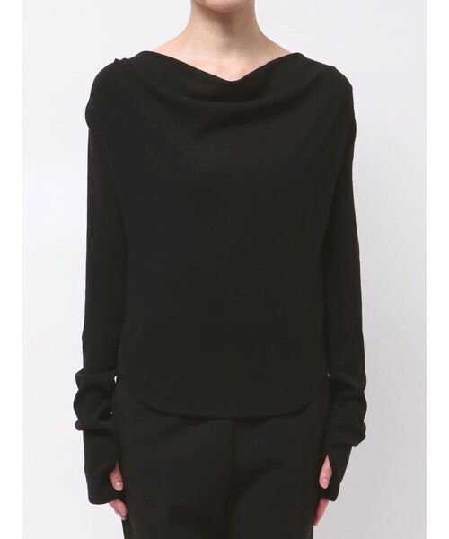 LAGUNAMOON（ラグナムーン）の「オフショルドレープ2WAYトップス 春服（Tシャツ/カットソー・レディース・ブラック/アイボリー/ピンク/ライトグレー・FREE）」の16枚目の写真