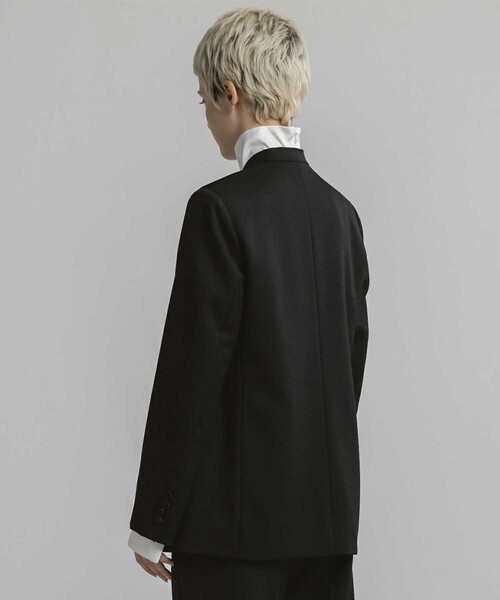 BLACK FORMAL NO COLLAR JACKET（ノーカラージャケット）｜CINOH（チノ