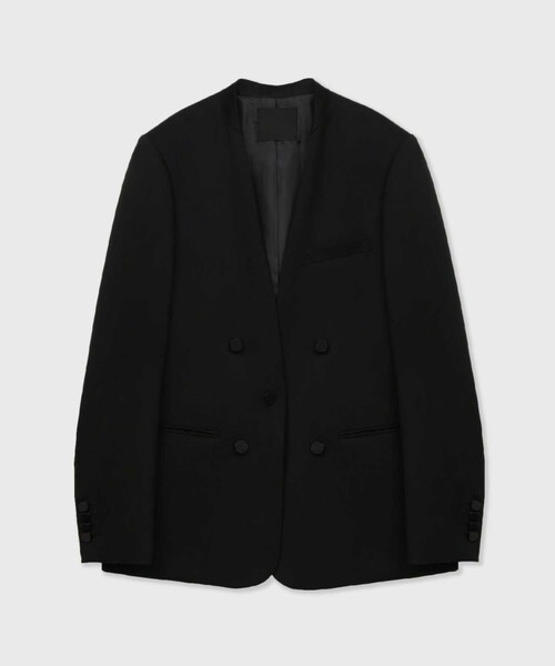 BLACK FORMAL NO COLLAR JACKET（ノーカラージャケット）｜CINOH（チノ