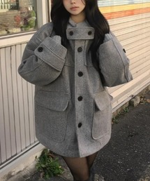 フード付きコート
