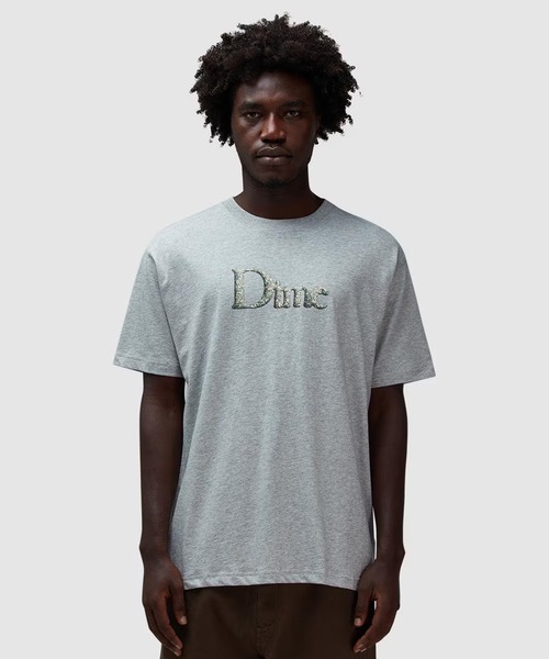 Dime グレー Tシャツ ロゴプリント Dime/ダイム 半袖Tシャツ Classic Decoy T-shirt（Tシャツ/カットソー