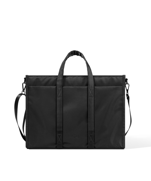 QUALPACK（クアルパック）の「エッセンシャルトートバッグ344（トートバッグ・メンズ・ブラック・FREE）」の3枚目の写真