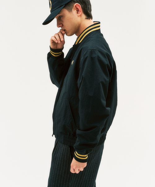 FRED PERRY(フレッドペリー)の「FRED PERRY / フレッドペリー417別注 Tennis Bomberブルゾン(ナイロンジャケット・メンズ・ネイビー/ブラック・X-LARGE/LARGE/MEDIUM)」の10枚目の写真