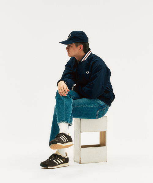 FRED PERRY(フレッドペリー)の「FRED PERRY / フレッドペリー417別注 Tennis Bomberブルゾン(ナイロンジャケット・メンズ・ネイビー/ブラック・X-LARGE/LARGE/MEDIUM)」の14枚目の写真