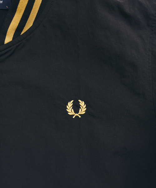 FRED PERRY(フレッドペリー)の「FRED PERRY / フレッドペリー417別注 Tennis Bomberブルゾン(ナイロンジャケット・メンズ・ネイビー/ブラック・X-LARGE/LARGE/MEDIUM)」の22枚目の写真