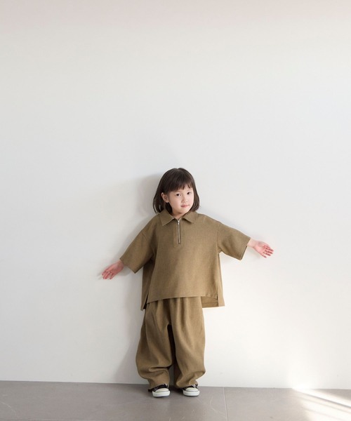 LOWRYS FARM（ローリーズファーム）の「ホップサックイージーパンツ　603587（その他パンツ・キッズ・ブラウン/ベージュ/チャコールグレー・150cm/140cm/130cm/120cm/110cm）」の4枚目の写真