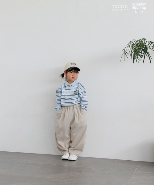 LOWRYS FARM（ローリーズファーム）の「ホップサックイージーパンツ　603587（その他パンツ・キッズ・ブラウン/ベージュ/チャコールグレー・150cm/140cm/130cm/120cm/110cm）」の22枚目の写真