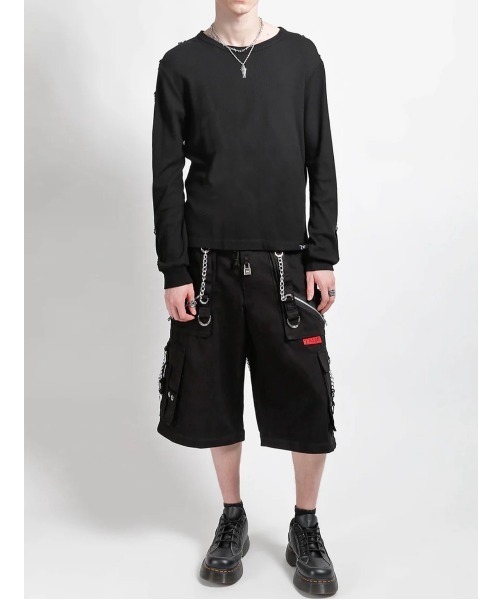 TRIPP nyc（トリップニューヨークシティ）の「【TRIPP nyc】FUR-TASTIC SUPER PANT[AF7176M] / 【トリップ ニューヨーク】ボンテージストラップファーワイドパンツ（その他パンツ・メンズ・ブラック・XS/XXS）」の3枚目の写真