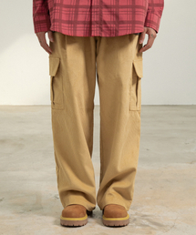 BURNING CAPONE（バーニングカポネ）の「BC コーデュロイカーゴワイドパンツ (ベージュ)（その他パンツ）」