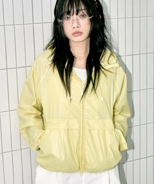 BROWNBREATH(ブラウンブレス)の「W TAG PACKABLE WINDBREAKER - LEMON(ナイロンジャケット・レディース・その他・S/M)」の1枚目の写真