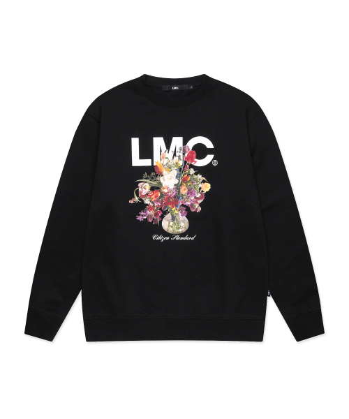 LMCの「FLOWER VASE SWEATSHIRT black(スウェット・レディース・その他・S/M/L/XL)」の1枚目の写真