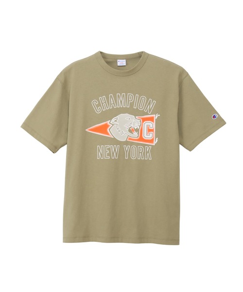 Champion(チャンピオン)の「【Champion/チャンピオン】メンズ メンズカジュアル ショートスリーブTシャツ(Tシャツ/カットソー・メンズ・ライトブラウン/ブラック系その他/その他35/ブルー系その他・X-LARGE/LARGE/MEDIUM)」の4枚目の写真